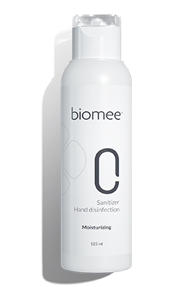 biomee™ Hand Sanitizer 125 ml - Lotionbaseret, desinficerende middel med 83 % alkohol